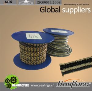 Braid Kevlar Packing Gland Packing Graphite PTFE Bil ​​Kevlar Corner Siġillar Ippakkjar tal-Ħabel tal-Ħabel