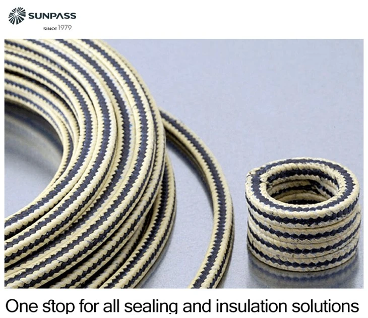 Pure Graphite-PTFE With Kevlar Fiber Corner Packing